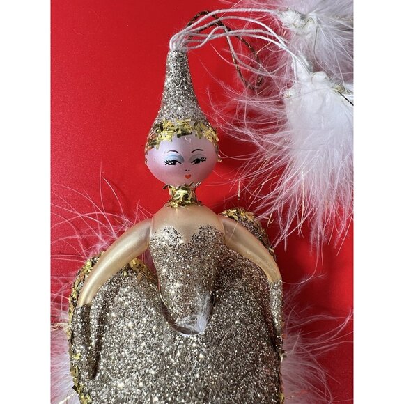 De Carlini Hand Blown Glass Ornament Dancing girl Vintage - Picture 2 of 6